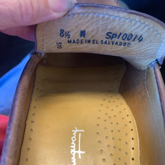 Brown Leather Loafers Ernest Hemingway men’s brown slip on shoes - Picture 4 of 4